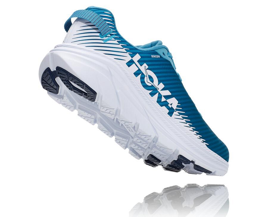 Running Shoes Mens - Hoka One One Rincon 2 - Blue/White - GFYLSJX-63